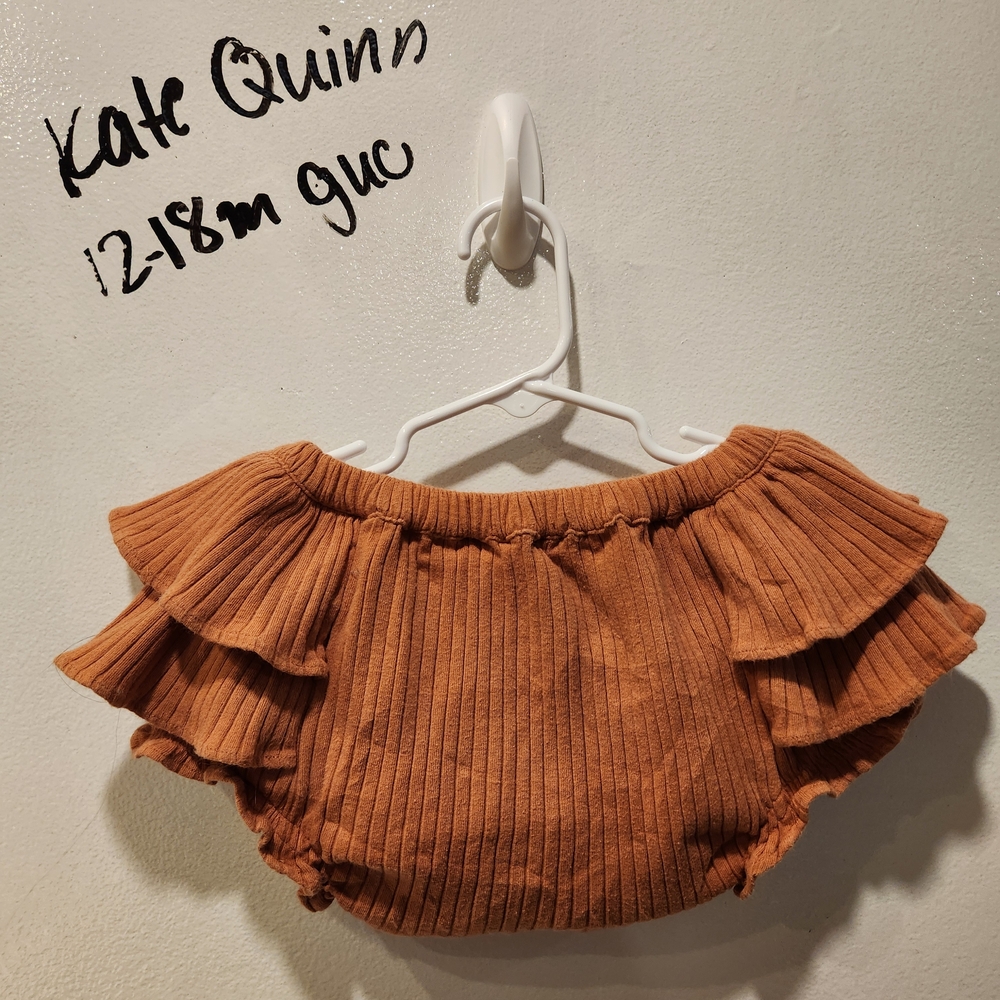 Kate Quinn Cotton Ruffle Bloomer 12-18m